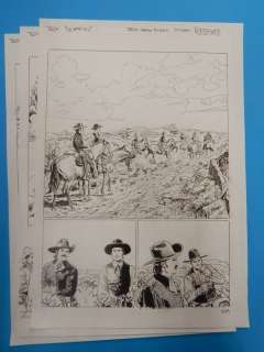 Bruno Brindisi | Tex Willer - Bruno Brindisi 3x Tavola Originale "Saga di Coffin" - Page volante - Exemplaire unique - (2020) | Catawiki