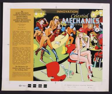 Cover Proof for Celestial Mechanics #2 (1991) by Mike Okamoto & Barbara Kaalberg | mycomicshop.com