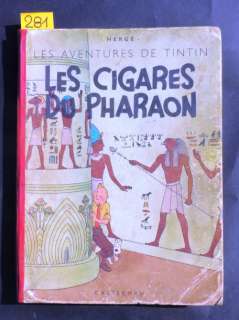 Hergé | Â«Les Cigares du PharaonÂ». Casterman 1942. Album en noir et blanc, | Tessier Sarrou