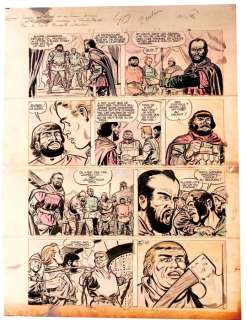 Sirius (Mayeu, Max) | Sirius - Les Timour/ De Timoers 11 - Planche originale grande format / Grote originele pagina (p.40) - La francisque et le Cimeterre / De strijdbijl en het kromzwaard - Page volante - (1959/1960) | Catawiki