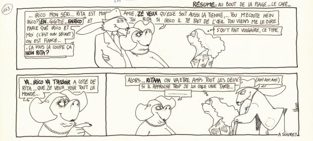 Régis Franc | 1989 - Le café de la plage | Huberty Breyne Gallery