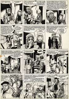 Paape | Valhardi, La machine à conquérir le monde, planche originale à l’encre de chine pour cet album paru en 1956 chez Dupuis. | Septimus