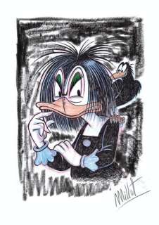 Millet | Magica deSpell and Ratface - Signed Original Drawing by Millet | Catawiki