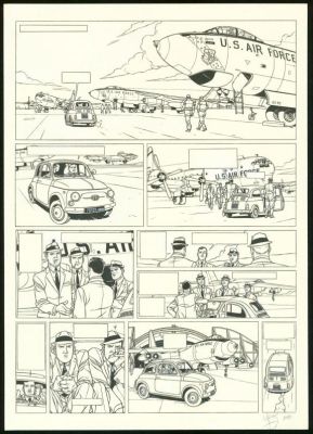 Jean-Christophe Thibert | Planche originale n°07 - Il faut sauver Hitler - Kaplan & Masson | Daniel Maghen