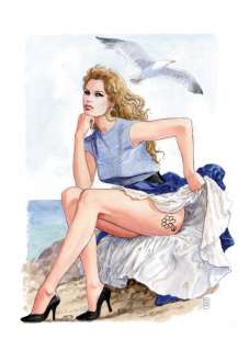 Milo Manara | BB #03 Encre de Chine et aquarelle sur papier Fabriano 350 | Millon