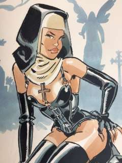 Meynet, Félix | Meynet, Félix - - Dessin original couleur - Gothique | Catawiki