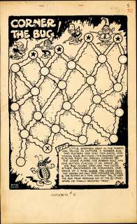 Carlson - CORNER THE BUG, PUZZLE FUN #2 (1937) | Russ Cochran