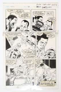 Chris Ivy, Dwayne Turner - Original Art from Cage #8 (1992) Page 31 Pencils by Dwayne Turner, Inks by Chris Ivy