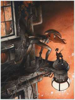 Cromwell - Couverture originale du comics, tirage spécial en édition limitée et tête de chapitre de l‘intégrale tome 3. Affiche à tirage limité - Anita Bomba