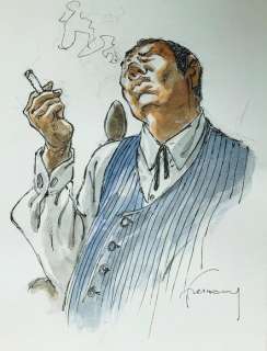 Hermann | Hermann - Dessin original couleur -Â Duke | Catawiki