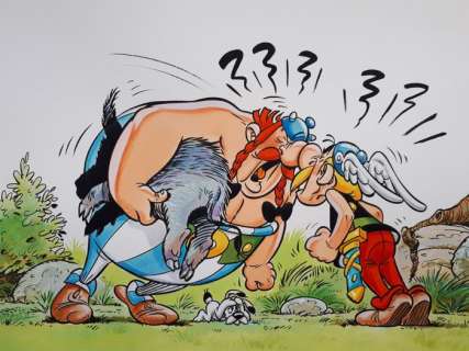 Formosa, Gil | Formosa, Gil - Dessin original couleur - Asterix et Obelix - (2018) | Catawiki