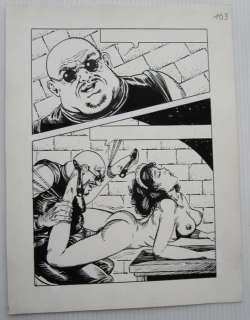 Chris (Xavier Musquera) | Chris (Xavier Musquera) - Originele, erotische pagina - Formaat: 18 x 24 cm. | Catawiki