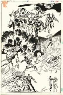 Jerry Bingham John Stuart - what if 27 pg 22 splash (marvel, 1981) (the x-men ask) what if phoenix had not died!