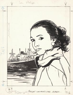 Patrick Jusseaume | Tramp, 2016 - Projet de couverture du tome 1 | Huberty Breyne Gallery