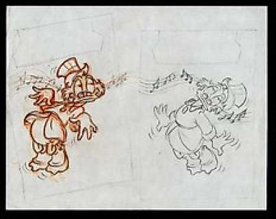 Walt Disney Studio France - Picsou Magazine - Dessin original - Projet pour une couverture - Page volante - EO