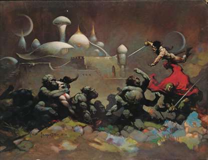 Frazetta - John Carter of Mars, Photo Proof | Russ Cochran