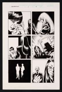 Michael Lopez - Original Art from Bloodstone #1 (2001) Page 9 Pencils by Michael Lopez, Inks by Scott Hanna