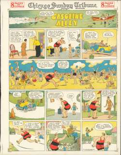 King - Gasoline Alley Sunday Page Color Proof (1929) | Russ Cochran