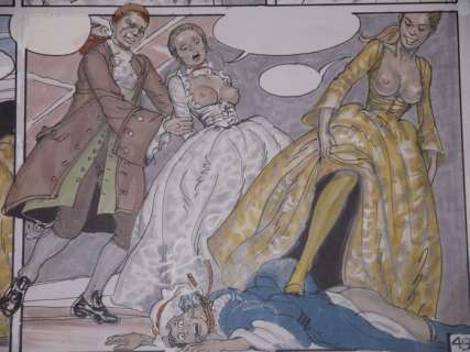 Von Götha, Erich | Erich von Götha - Planche originale en couleur (p.49) - Les Malheurs de Janice T.3 - (2003) | Catawiki