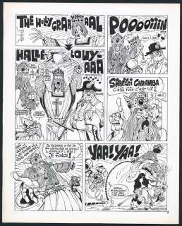 Marcel Gotlib - Planche originale n°3 pour l‘histoire complète en 7 pages "Durandal", avec des hommages Ã  Arzach et Groucho Marx - Tome 1 - RhÃ¢-Gnagna
