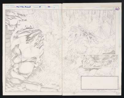 Original Art from Uncanny X-Men Annual #18 (1994) Pages 62-63 by Ian Churchill | mycomicshop.com