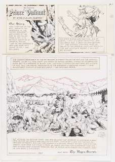 John Cullen Murphy ’’Prince Valiant’’ Sunday Comic Strip Original Artwork -- #3387 Dated 6 January 2002 | Nate Sanders