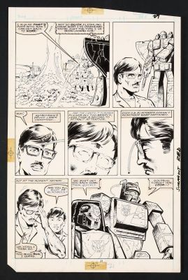 Don Perlin | Original Art from Transformers #30 (1987) Page 21 Breakdowns by Don Perlin | mycomicshop.com (Buy It Now)