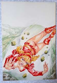 Sando Angiolini | Vartan n. 118 - S. Angiolini - original cover "Sepolti Vivi" - Page volante - Exemplaire unique - (1974) | Catawiki