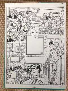 Daniel Torres | Torres, Daniel - Página original (p.1) "Amiga mía" - Textura Humana - (1991) | Catawiki