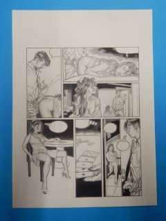 Giovanna Casotto | Selen - Giovanna Casotto - Tavola Originale Erotica "Chambre 179" - Page volante - Exemplaire unique - (1995) | Catawiki