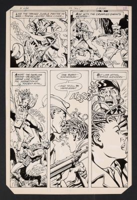 Fred Carillo | Original Art from Weird War Tales #115 (1982) Page 22 Pencils and Inks by Fred Carillo | mycomicshop.com (Buy It Now)