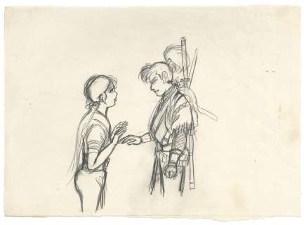 Souji Ushio (Tomio Sagisu) Hand-Drawn Illustration Fuun Lion-Maru | Mandarake (Big Web)