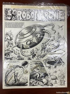 Original de comic de GRAN FORMATO - ROBOT ARCHIE | todocoleccion (Buy It Now)