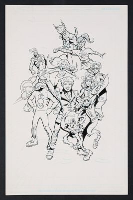 June Brigman, Dan Green | Unused Concept Art Pencils by June Brigman, Inks by Dan Green | mycomicshop.com