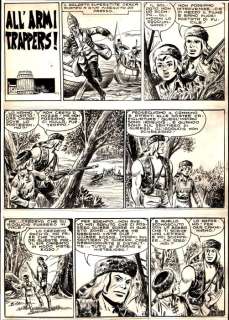 Essegesse - | EsseGesse - Tavola Originale - Grande Blek n. 89 "all’armi trappers!" - (1962) | Catawiki