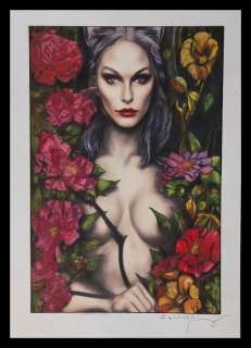 Emma Wildfang | Wildfang, Emma Acrylic,Pastels and watercolor on 300g artpaper - Fantasy world No 12 - original artwork - Size: 42 cm x 59,4 cm - (2022) | Catawiki