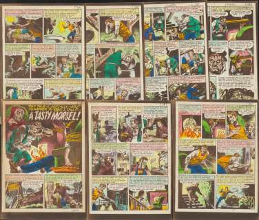 Davis - "A TASTY MORSEL!", HAUNT OF FEAR #5, 7 Pg. Story, SP (1951) | Russ Cochran