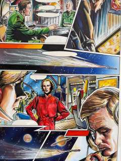 Martin Baines | Martin Baines - Dan Dare - Original colour page - Dan Dare Pilot of the Future - (1999) | Catawiki