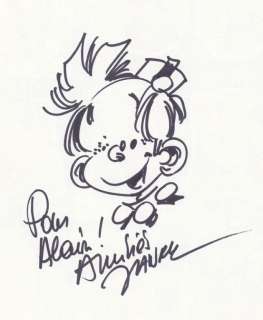 Janry. Dessin original dédicacé Petit Spirou | BDEnchères