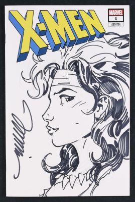 Jim Lee on X-Men #1 Facsimile Edition | Rogue Sketch | mycomicshop.com