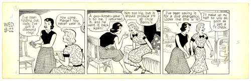 King - Gasoline Alley, Original Daily (08/22/1956) | Russ Cochran
