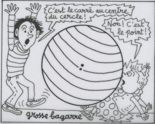 Bernadette Després | Tom-Tom et Nana, Illustration pour projet d’autocollant | Galerie 9ème Art