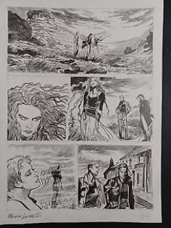 Mauro Laurenti - Dampyr - Mauro Laurenti - Tavola Originale "Dampyr: Amber Tremayne" - Page volante - Exemplaire unique