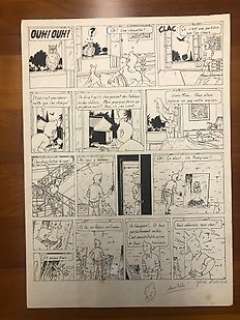 Yves Rodier - Tintin - Planche originale (pl. 40) - L‘alph-art