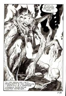 Leone Frollo - | Leone Frollo - Tavola Originale Full Page - Aldila’ n. 2 "la testa di Orfeo" - (1979) | Catawiki