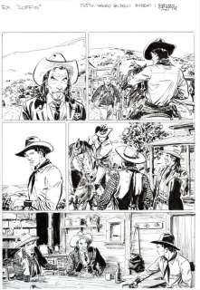 Bruno Brindisi - | Bruno Brindisi - 3x Tavola Originale - Tex Willer n. 24 "i razziatori del Nueces" - (2020) | Catawiki