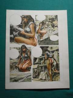 Paolo Eleuteri Serpieri | Druuna - Esecutivo acquarellato a mano - Prima apparizione Druuna - Morbus Gravis, Charlie #40 pag.2 - Page volante - (1986) | Catawiki