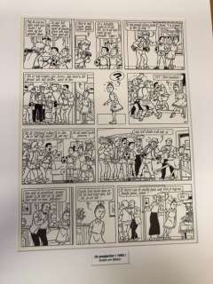 Studio Vandersteen - Paul Geerts | Studio Vandersteen / Paul Geerts - Originele pagina (p.8) Suske en Wiske 225 - De goalgetter - (1990) | Catawiki