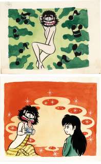 Go Nagai 2 autographed color manuscripts "Harenchi Gakuen (Shameless School)" | Mandarake (Big Web)