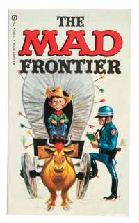 KELLY FREAS FRAMED PRELIMINARY COVER ART FOR "THE MAD FRONTIER" PAPERBACK. | Hake’s